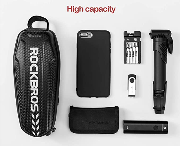 ROCKBROS B60 sacoche de cadre de vélo étanche noir M 1.1L