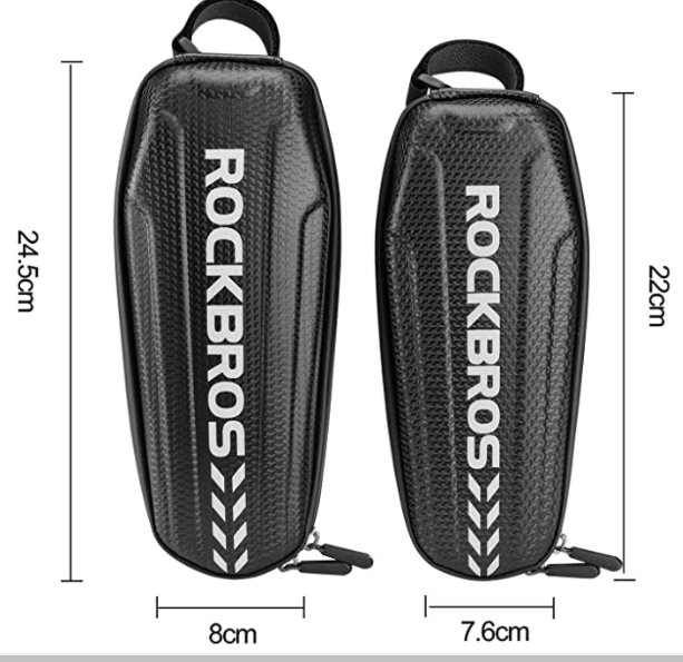 ROCKBROS B60 sacoche de cadre de vélo étanche noir M 1.1L