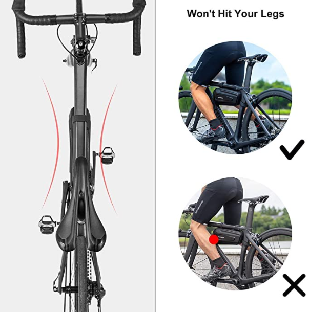 ROCKBROS B66 sac de cadre sacoche vélo étanche triangle 1.5L