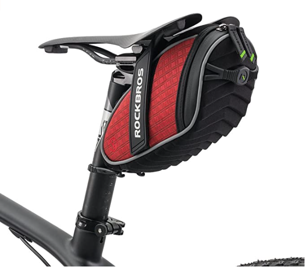 ROCKBROS C16 Sacoches De Vélo Siège Vélo Sac Réfléchissant Noir