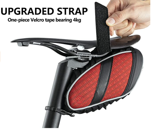 ROCKBROS C16 Sacoches De Vélo Siège Vélo Sac Réfléchissant Noir