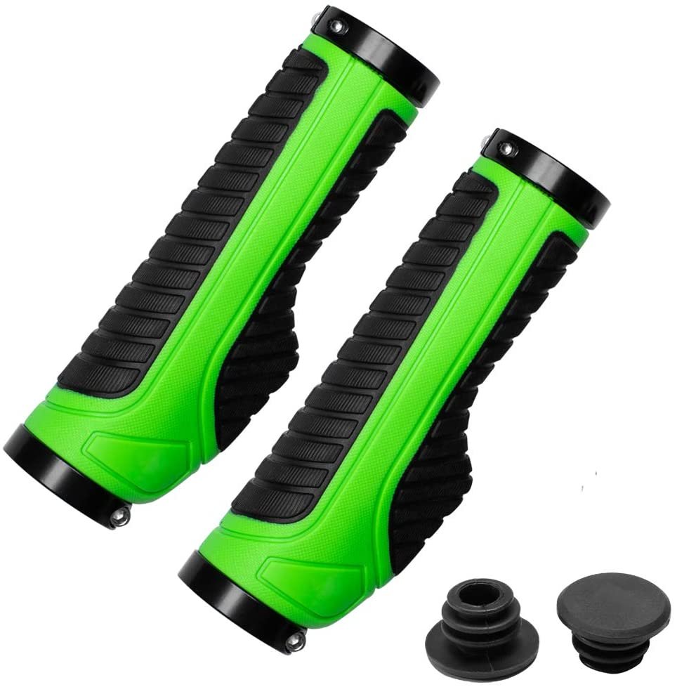 ROCKBROS Poignées de guidon de vélo ergonomiques 22mm noir