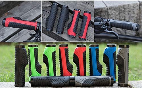ROCKBROS Poignées de guidon de vélo ergonomiques 22mm noir