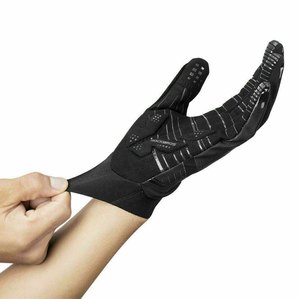 ROCKBROS Gants de cyclisme coupe-vent Doigts Complets S