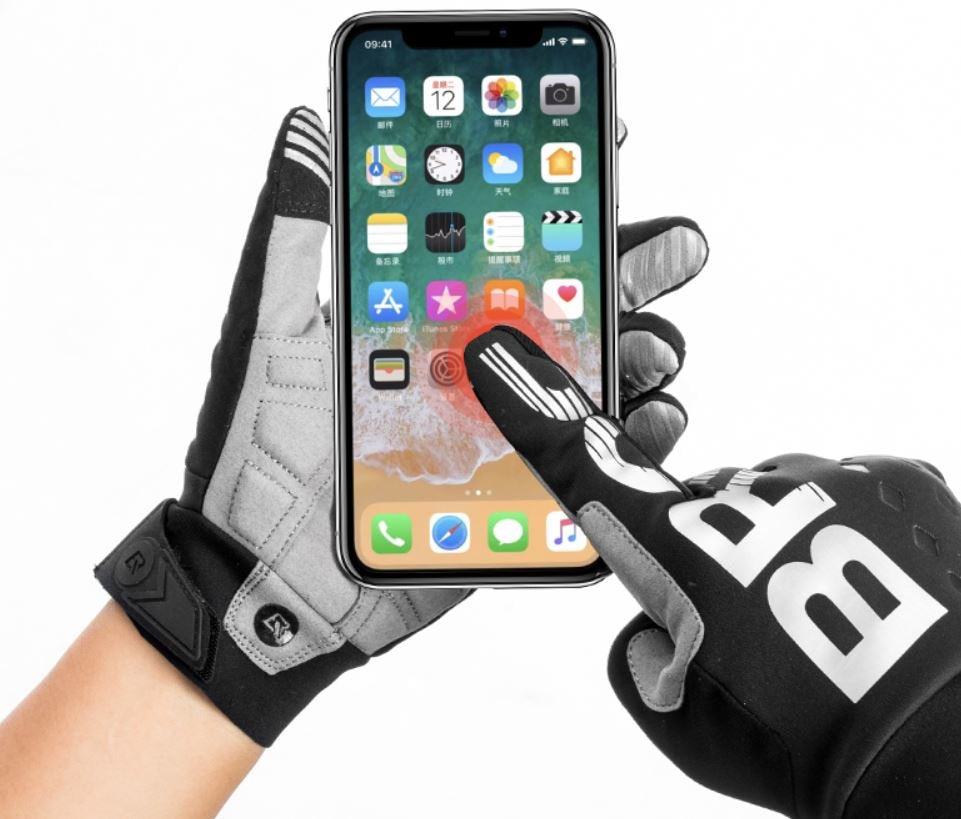 ROCKBROS Gants de cyclisme coupe-vent Doigts Complets S