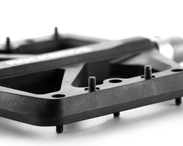 ROCKBROS vélo pédales en nylon antidérapant VTT pédales plates 9/16 pouces noir