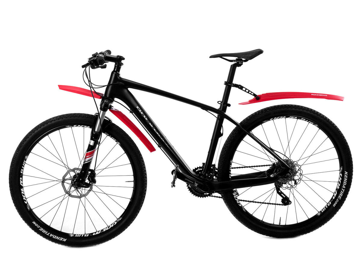ROCKBROS WS1001 Ensemble Garde-Boue Avant et Arrière VTT 26 pouces 4 Couleurs Noir