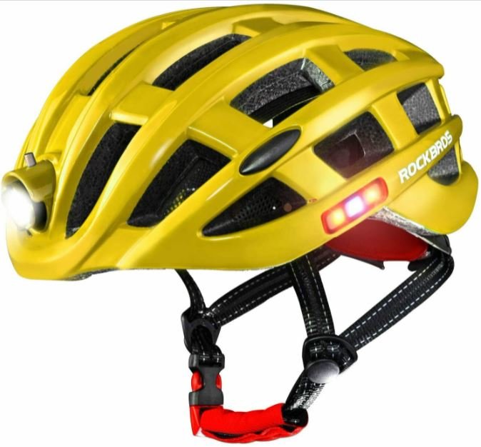 ROCKBROS casque de vélo casque de sécurité extérieur taille 57-62 cm multifonction rouge