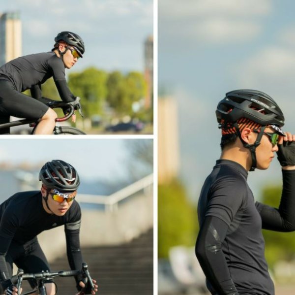 ROCKBROS casquette vélo sous casque cap anti-UV respirant noir