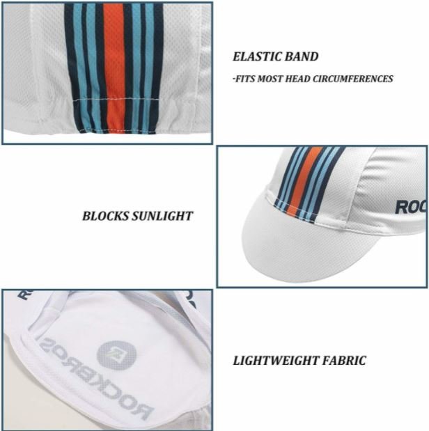 ROCKBROS casquette vélo sous casque cap anti-UV respirant noir