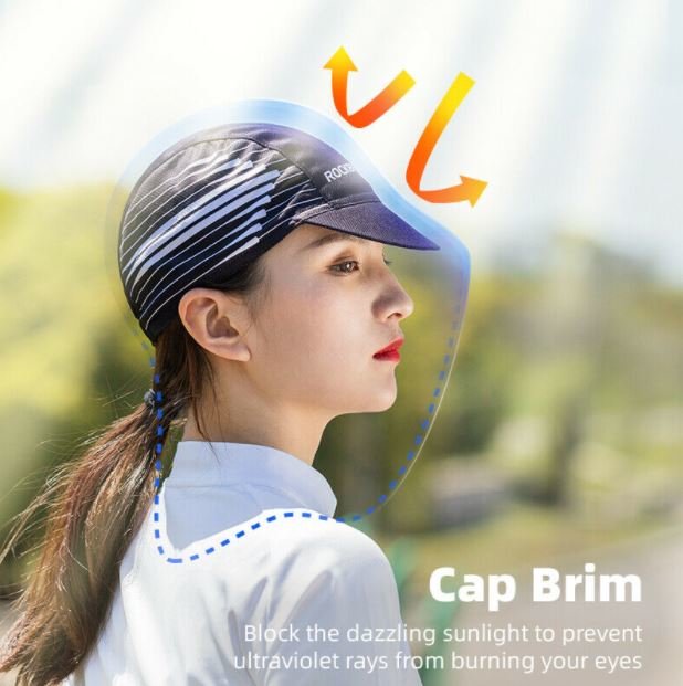 ROCKBROS casquette vélo sous casque cap anti-UV respirant noir