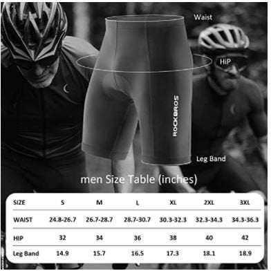 ROCKBROS pantalon de cyclisme femme homme respirant élastique séchage rapide avec coussin de siège 3D