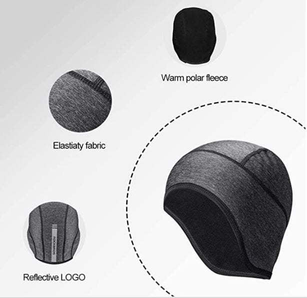 ROCKBROS LF7227 Casquette cycliste coupe-vent sous casque