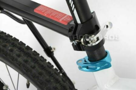 ROCKBROS Porte-bagages VTT avec réflecteur à dégagement semi-rapide Max.50kg Alu