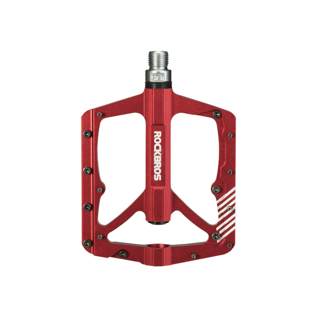 ROCKBROS Pédales VTT ultra-adhérence rouge