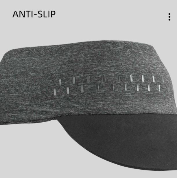 ROCKBROS Casquette de vélo Bandeau Chapeau avec pare-soleil Bandeau Noir