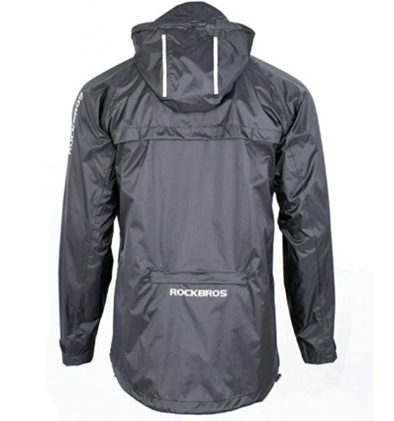 ROCKBROS veste de pluie imperméable imperméable hommes femmes unisexe noir 3XL