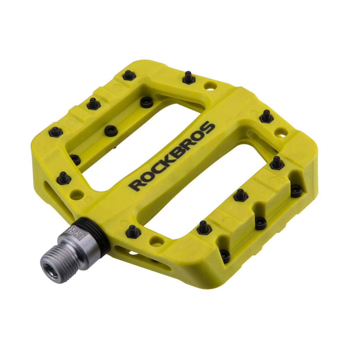ROCKBROS Pédales Vélo de Route ultra-adhérence Nylon Kaki