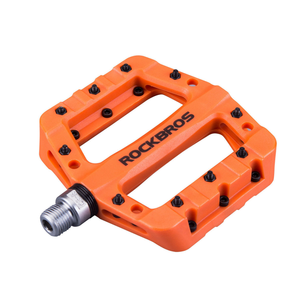 ROCKBROS Pédales Vélo de Route ultra-adhérence Nylon Kaki