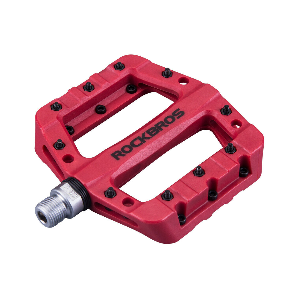 ROCKBROS Pédales Vélo de Route ultra-adhérence Nylon Kaki