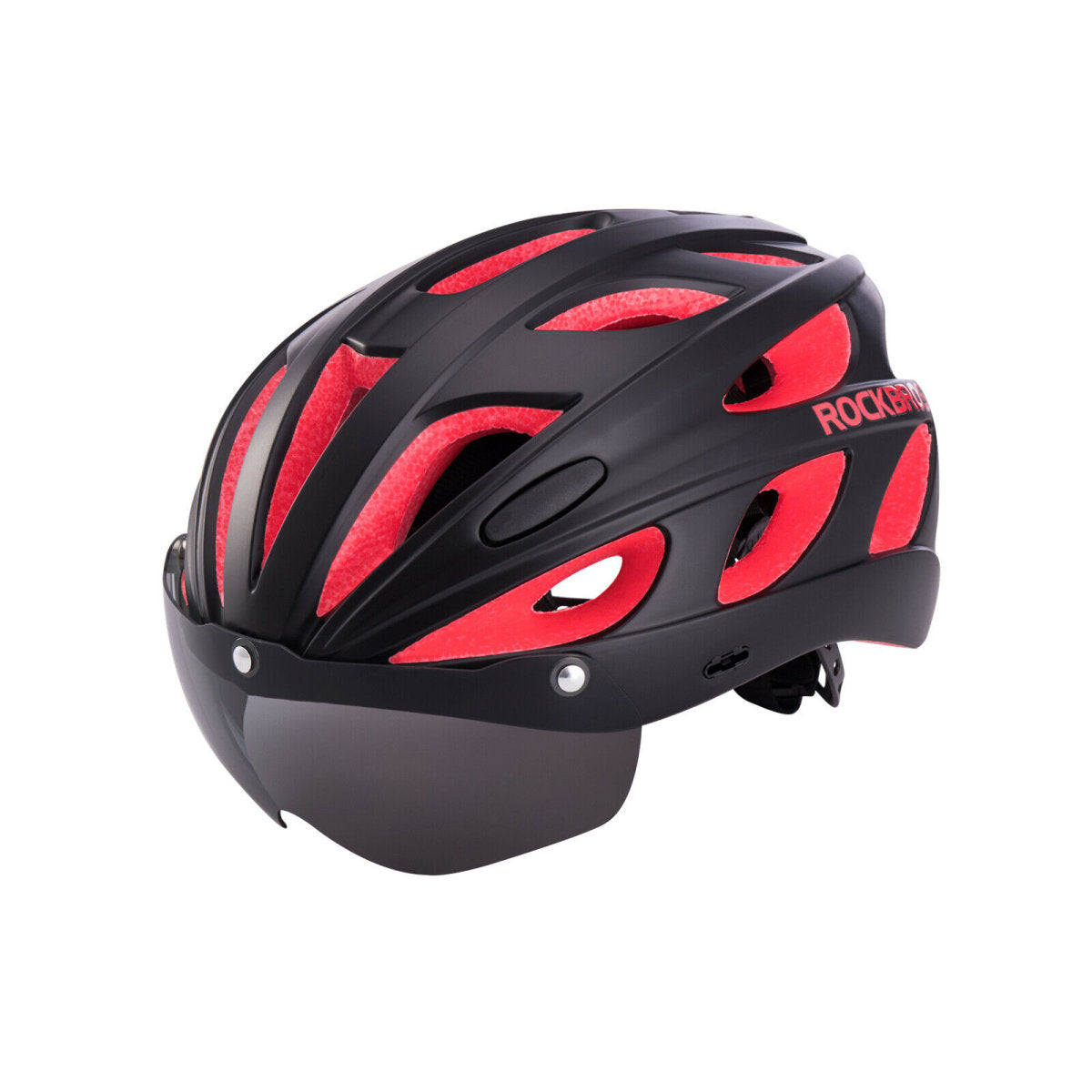 ROCKBROS TT-16 Casque de vélo de route Ensemble flexible noir jaune