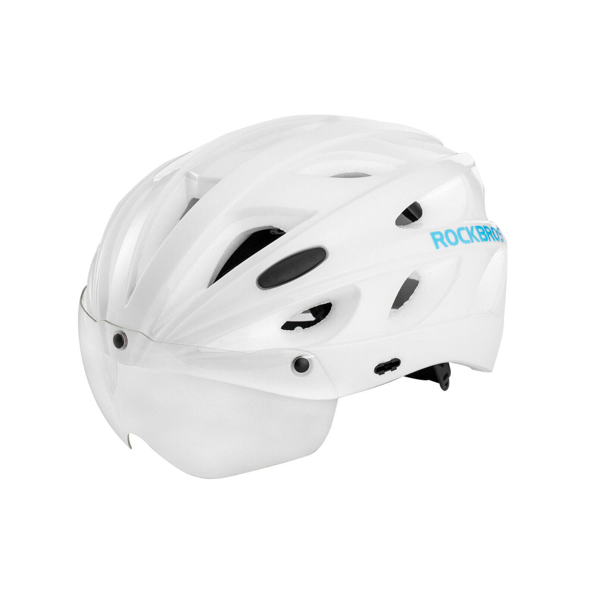 ROCKBROS TT-16 Casque de vélo de route Ensemble flexible noir jaune
