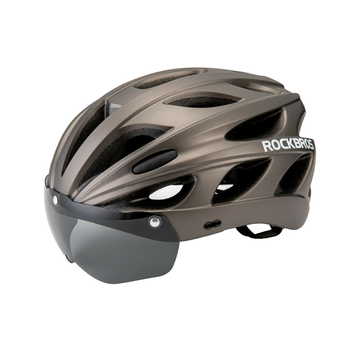 ROCKBROS TT-16 Casque de vélo de route Ensemble flexible noir jaune