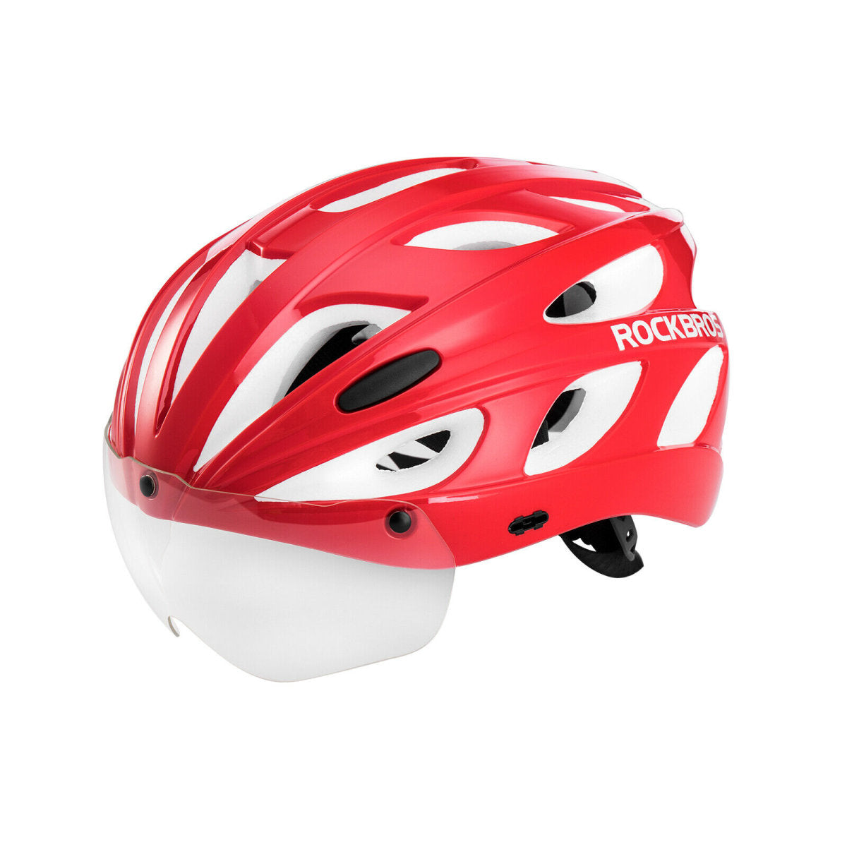ROCKBROS TT-16 Casque de vélo de route Ensemble flexible noir jaune
