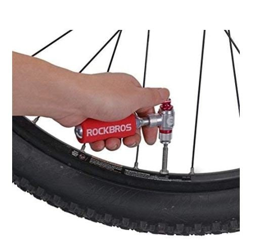 ROCKBROS SLAM-CO2 Inflator mini gonfleur de vélo avec manchon isolant