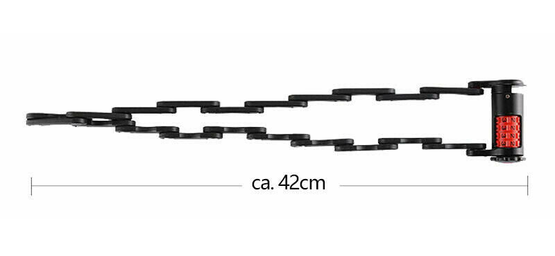 ROCKBROS WD795 Serrure De Vélo Serrure Pliante Avec Support Antivol