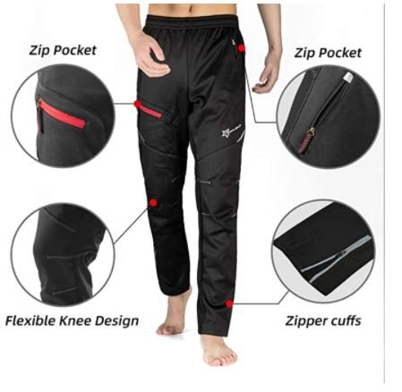 ROCKBROS Ensemble de veste et pantalons de cyclisme d'hiver