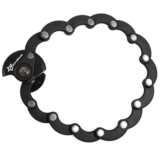 ROCKBROS WL798BK Antivol Mini Antivol Pliable Antivols Vélo Pliant Noir