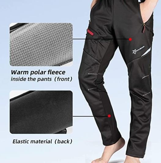 ROCKBROS YPK009-1S-4XL Pantalon de cyclisme décontracté long imperméable