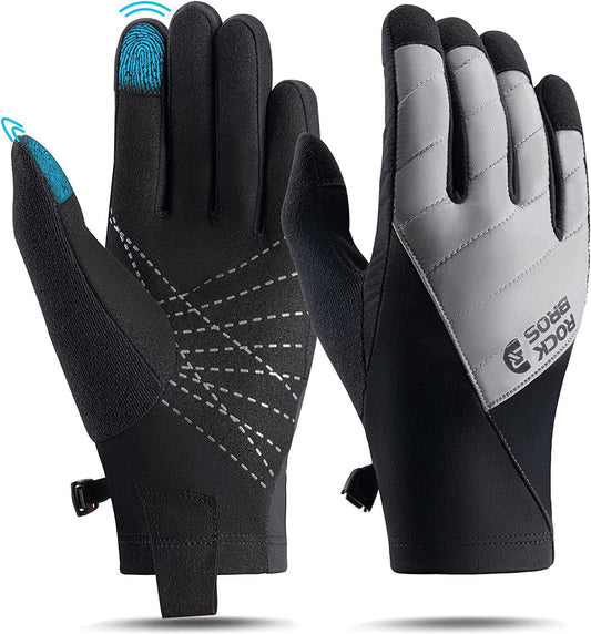 ROCKBROS Gants Cyclisme en hiver Écran Tactile Chaud Thermique Sport