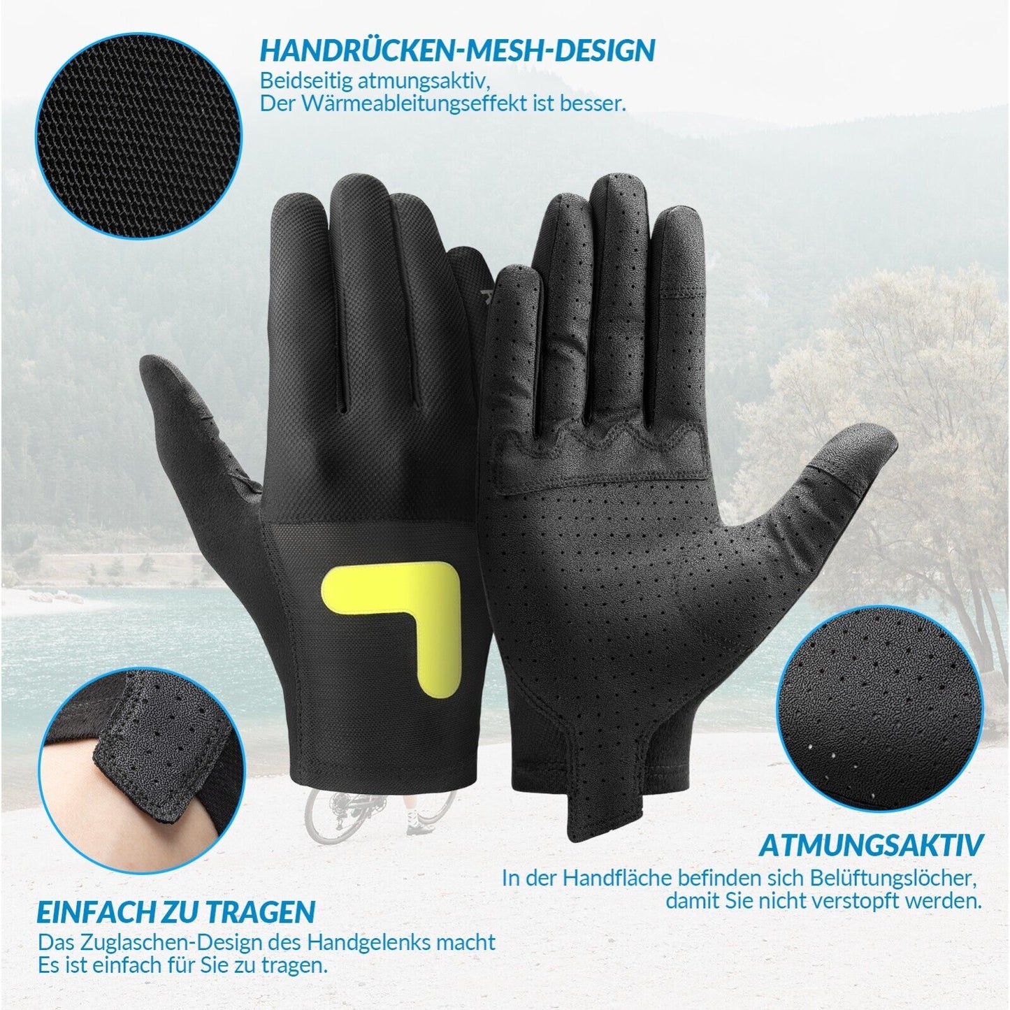 ROCKBROS S299 gants vélo gants écran tactile moto