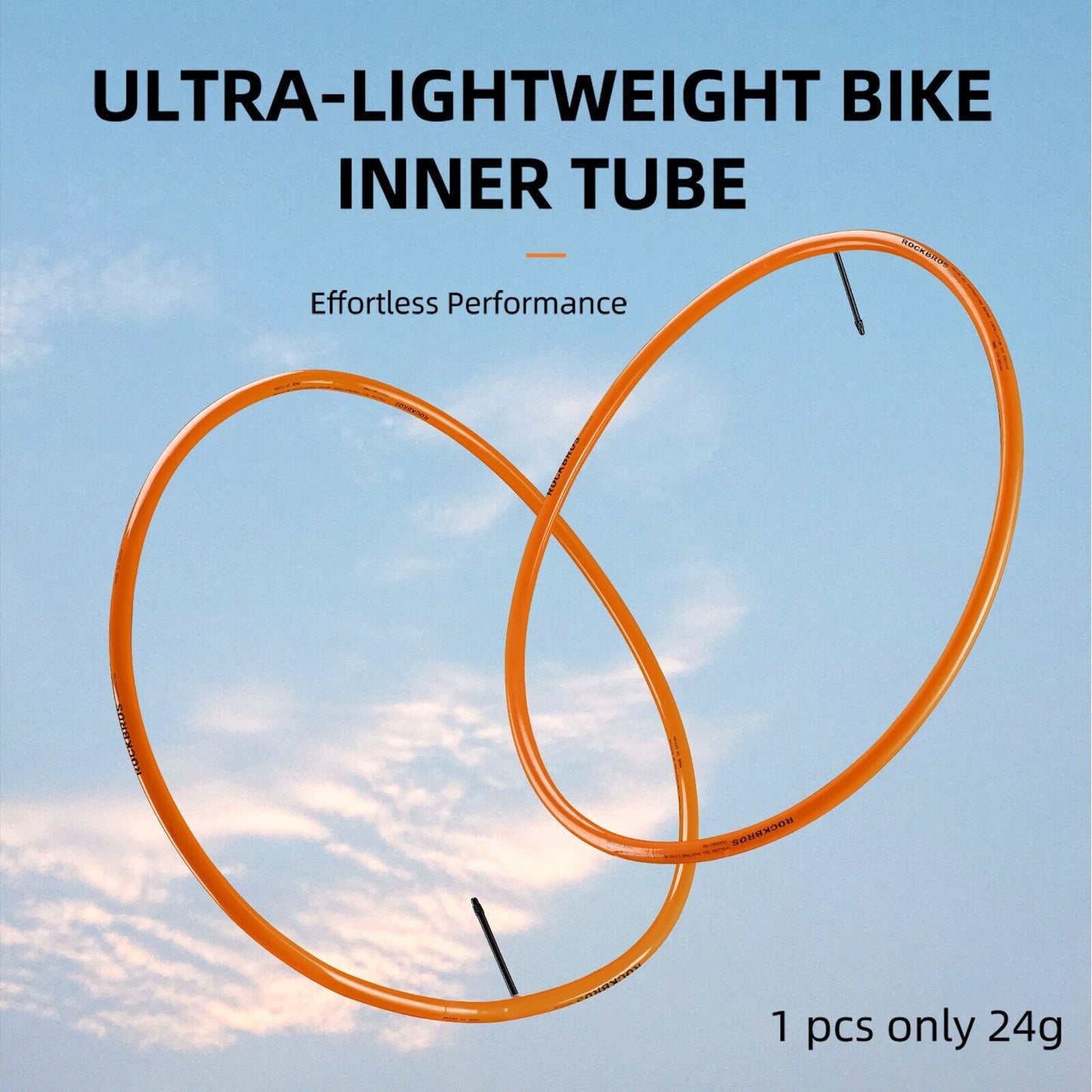 Tube de vélo ROCKBROS 700 x 18-32C 35g TPU valve Presta vélo de route