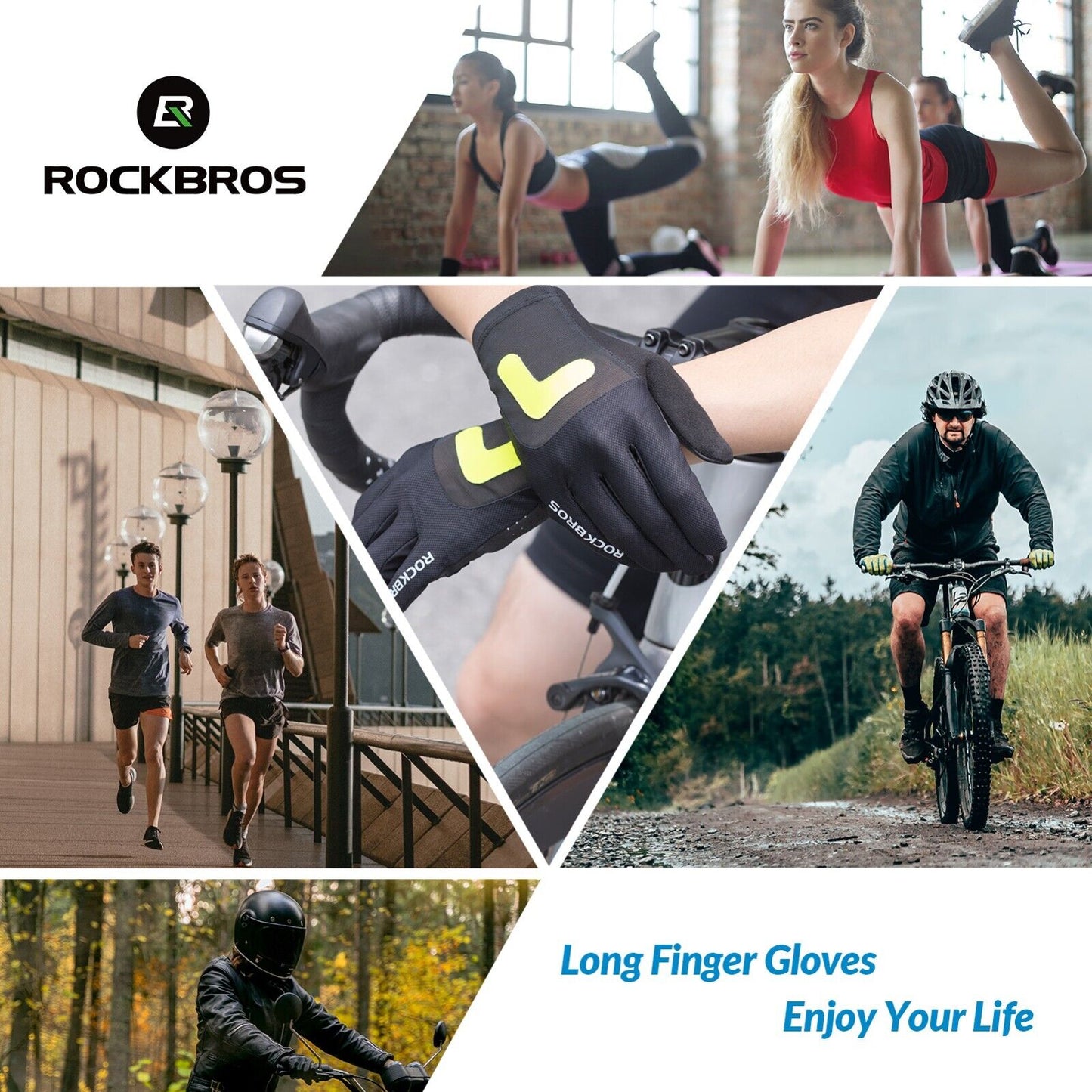 ROCKBROS S299 gants vélo gants écran tactile moto