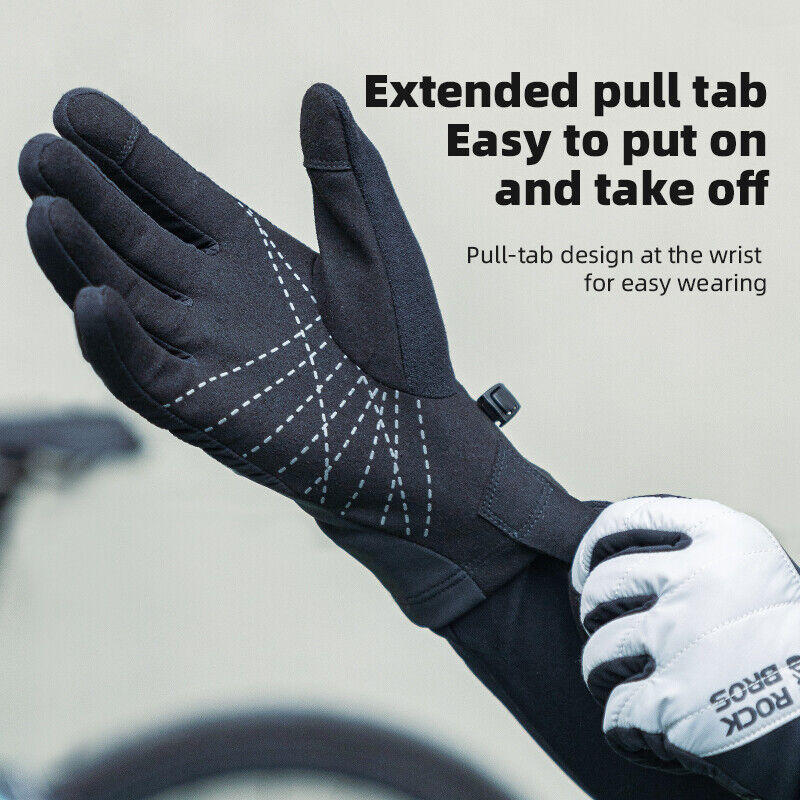 ROCKBROS Gants Cyclisme en hiver Écran Tactile Chaud Thermique Sport