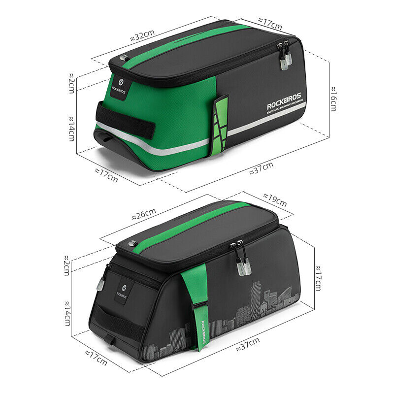ROCKBROS sac porte vélo étanche 4L grande sacoche arrière
