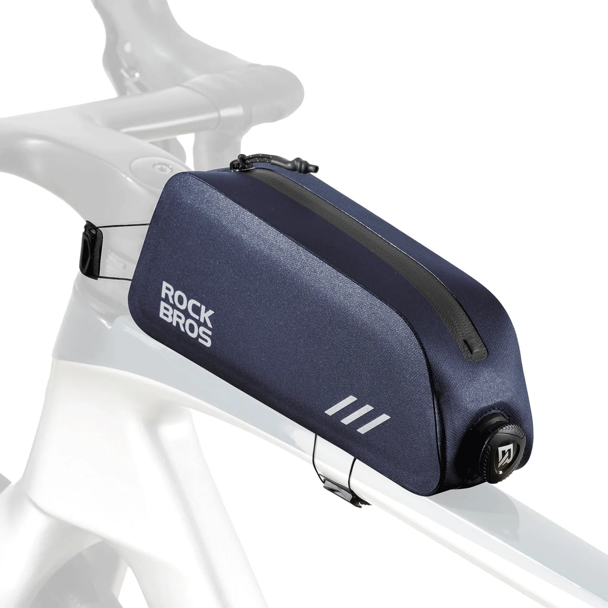 ROCKBROS 0,9L Sac de tube supérieur de vélo Étanche Fermeture à vis
