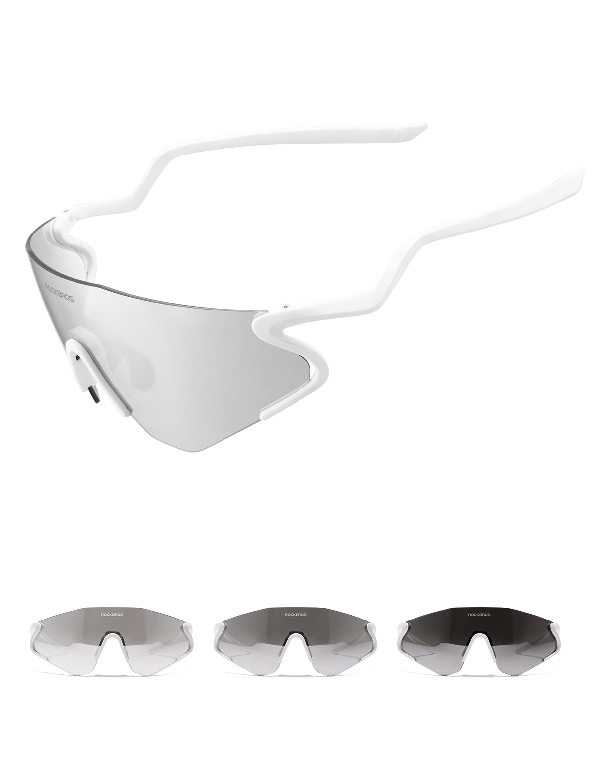 Lunettes de vélo photochromatiques ROCKBROS avec protection UV400