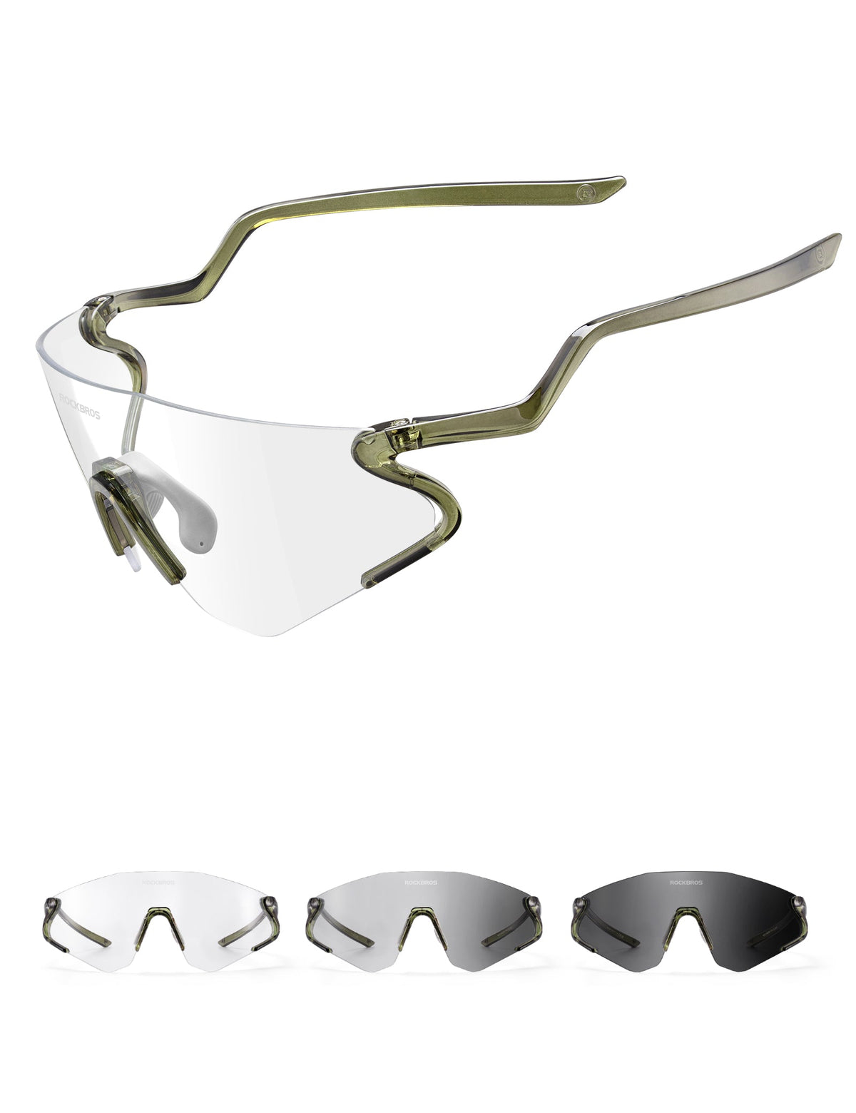 Lunettes de vélo photochromatiques ROCKBROS avec protection UV400