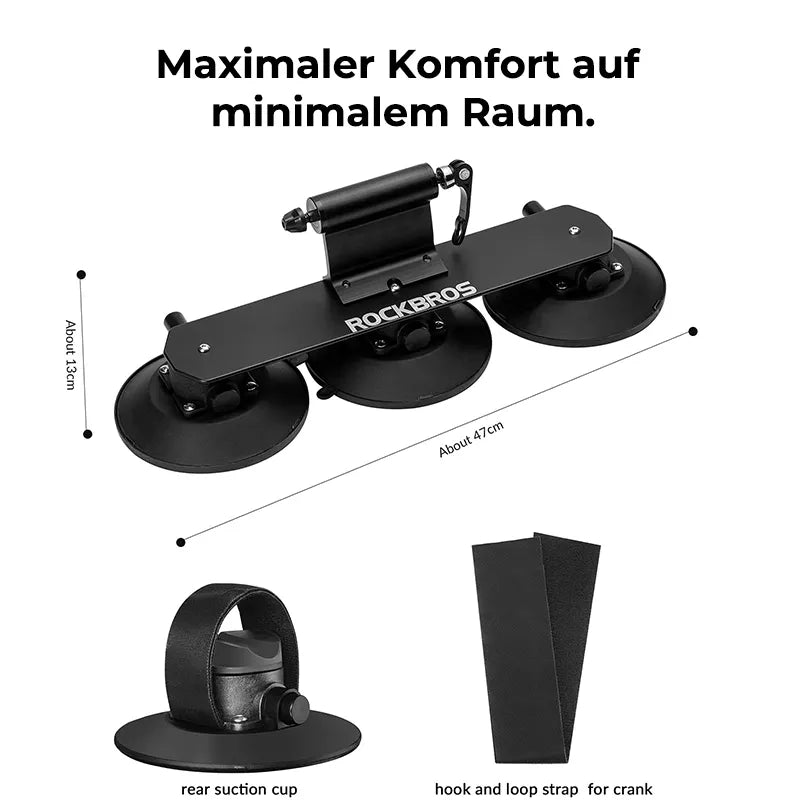 ROCKBROS Porte-vélo de vélo Porte-vélo de toit avec ventouses Montage rapide