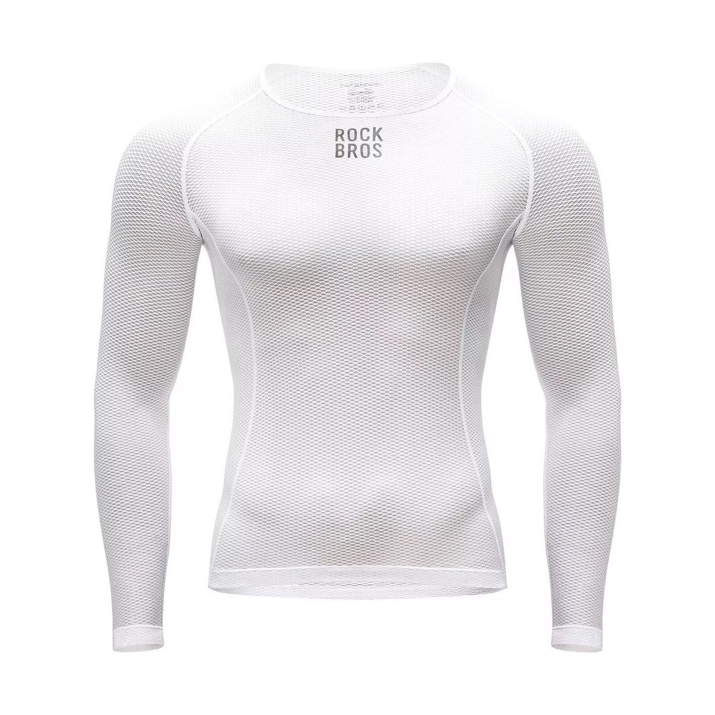 ROCKBROS Chemise à manches longues pour homme, maillot de cyclisme, chemise fonctionnelle à séchage rapide, vêtements de cyclisme, chemise de fitness pour le cyclisme, la course, le tennis, la randonnée, les hommes