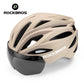 Casque de vélo ROCKBROS Casque MTB Magnétique Amovible avec Visière