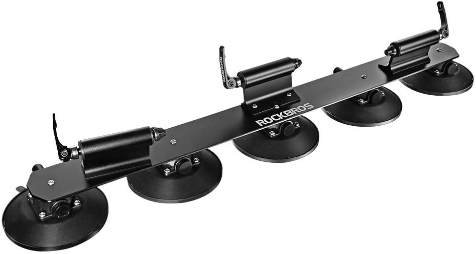 ROCKBROS Porte-vélo de vélo Porte-vélo de toit avec ventouses Montage rapide