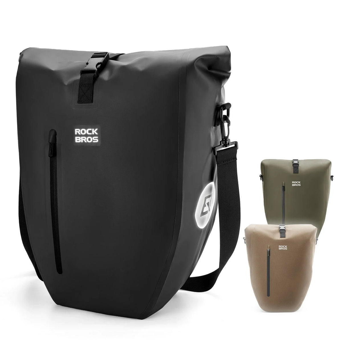 ROCKBROS 15L-20L Sac de porteur vélo 3-en-1