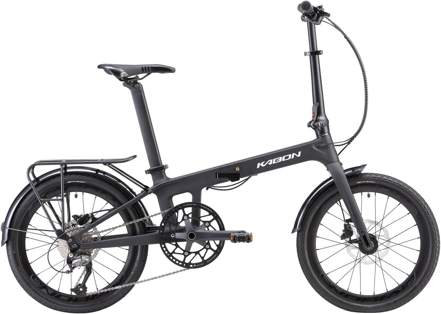KABON City vélo pliant carbone Shimano Altus 9S 20 pouces avec roues en carbone