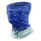 ROCKBROS 2-en-1 Écharpe tube & Bonnet pour enfants réversible Châle cervical chauffant Multifonction