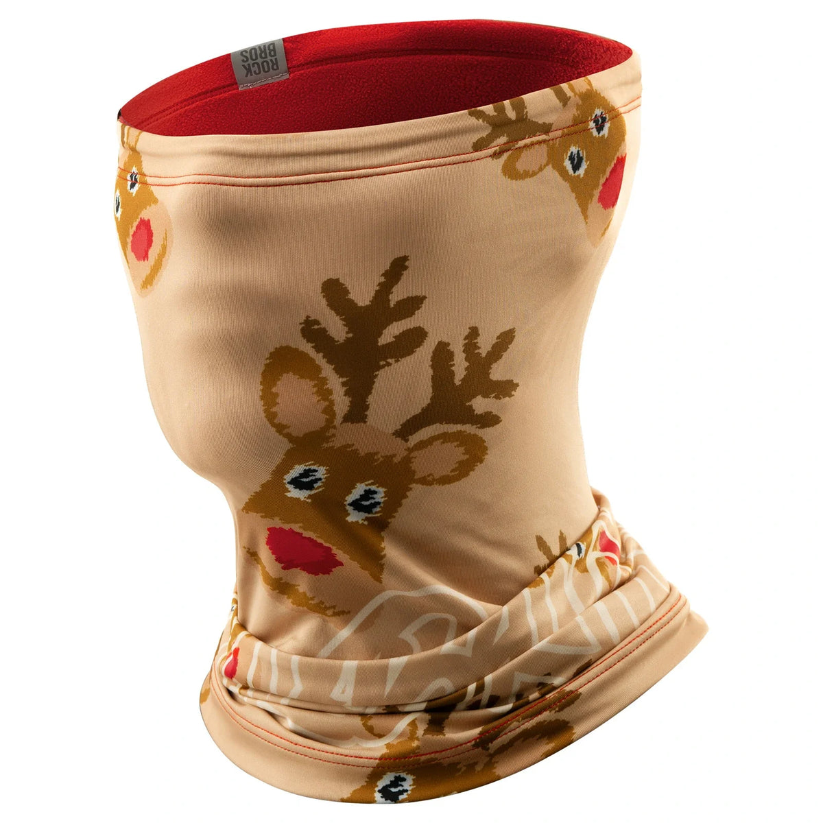 ROCKBROS 2-en-1 Écharpe tube & Bonnet pour enfants réversible Châle cervical chauffant Multifonction